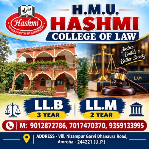 HASHMI COLLEGE OF LAW AMROHA