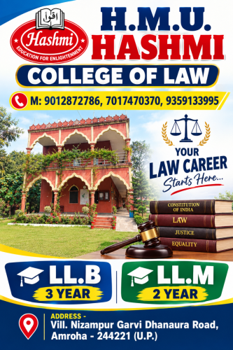 HASHMI COLLEGE OF LAW AMROHA