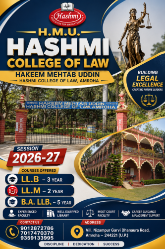 HASHMI COLLEGE OF LAW AMROHA